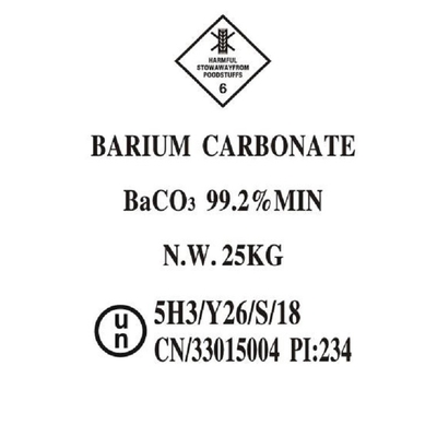 De fabriek levert 99,2% Zuiverheids Anorganische Zouten Baco3, Carbonaat van het het Poeder Lichte Barium van Red Star het Witte