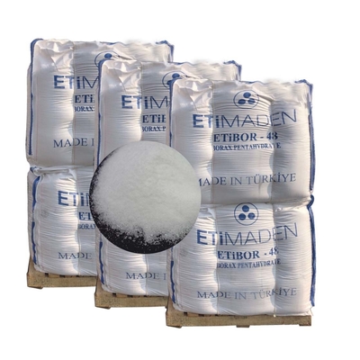 De Boraxpentahydrate van CAS 12179-04-3 Poeder voor de Borax Granualr 24tons van het Glasemail