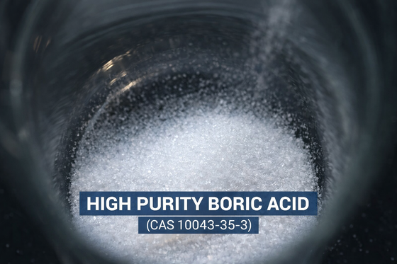 Industrial Boric Acid Powder Supplier CAS 10043-35-3 Orthoboric Acid Manufacturer