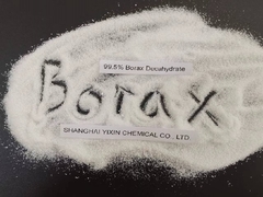 Wit granulair natriumtetraboraat-decahydraat, borax-decahydraat Na2B4O7.10 H2O voor glasproductie