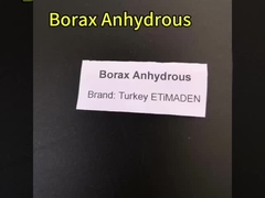 Wit granulair natriumtetraboraat Na2B4O7, CAS 1330-43-4 Borax watervrij voor goudwinning